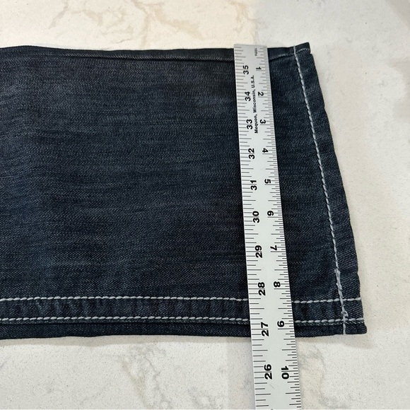 Request Mens Premium Denim Jeans 38x32 Heavy Stitching~5 Pocket - Picture 10 of 11